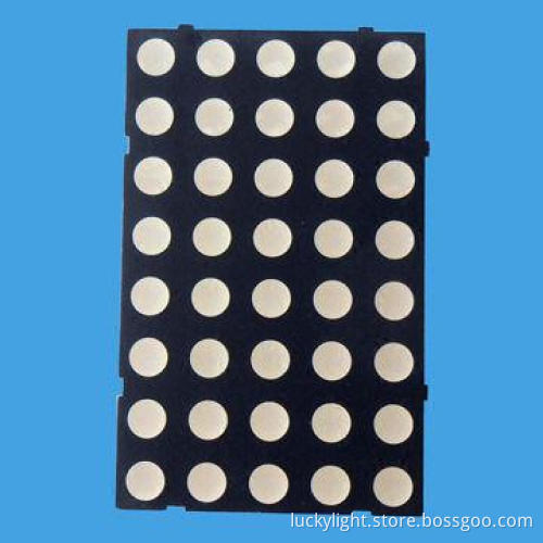3.0mm Green Color 5 x 8 Dot Matrix LED Display